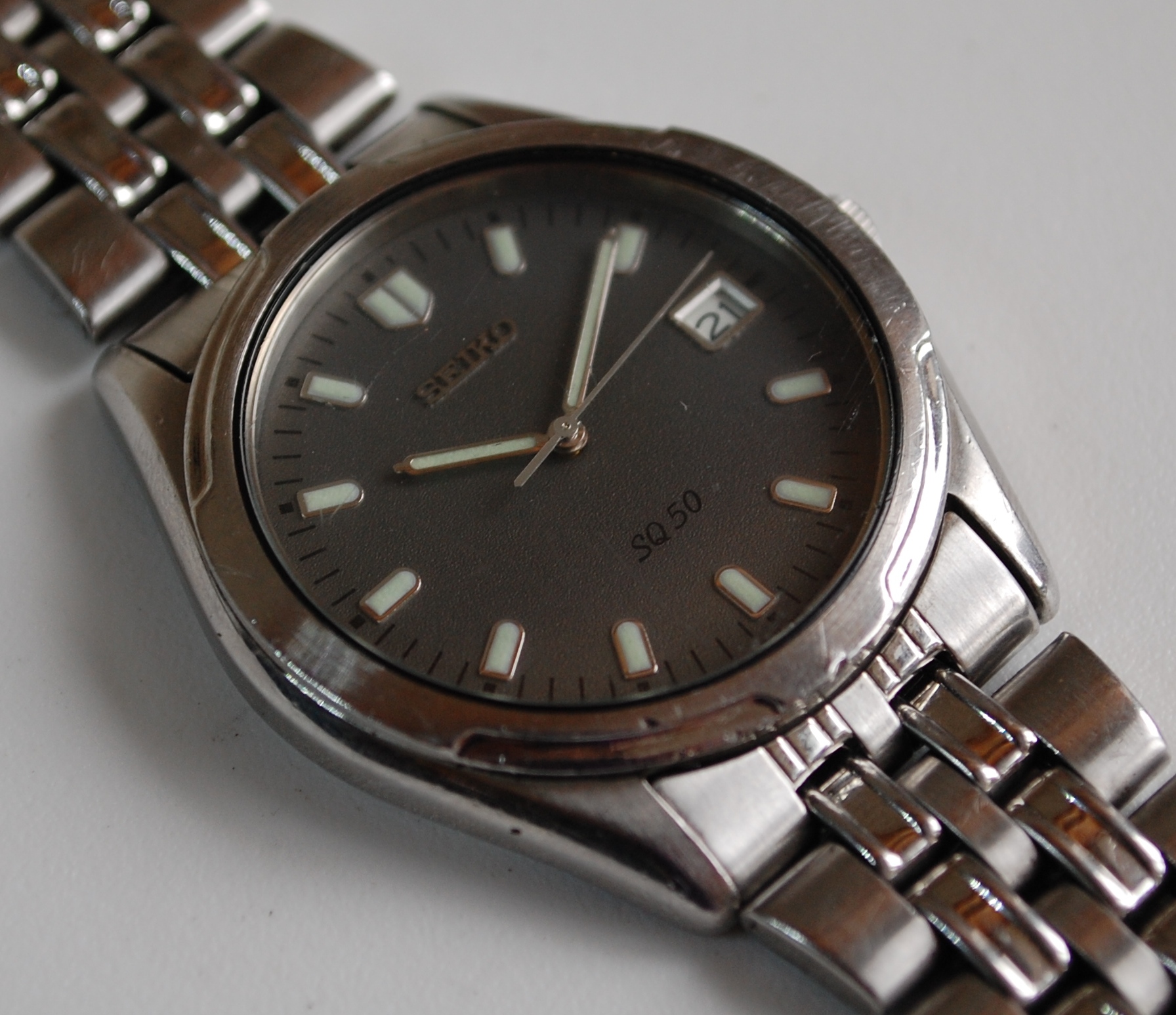 SOLD 1987 Seiko SQ50 men's watch - Birth Year Watches