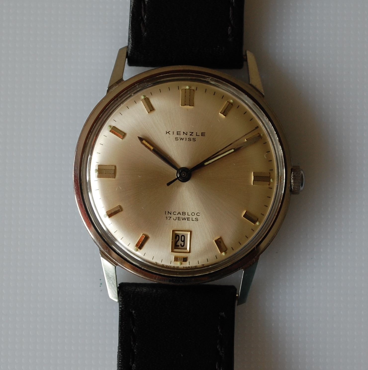 SOLD 1969 Kienzle Swiss Calendar watch - Birth Year Watches