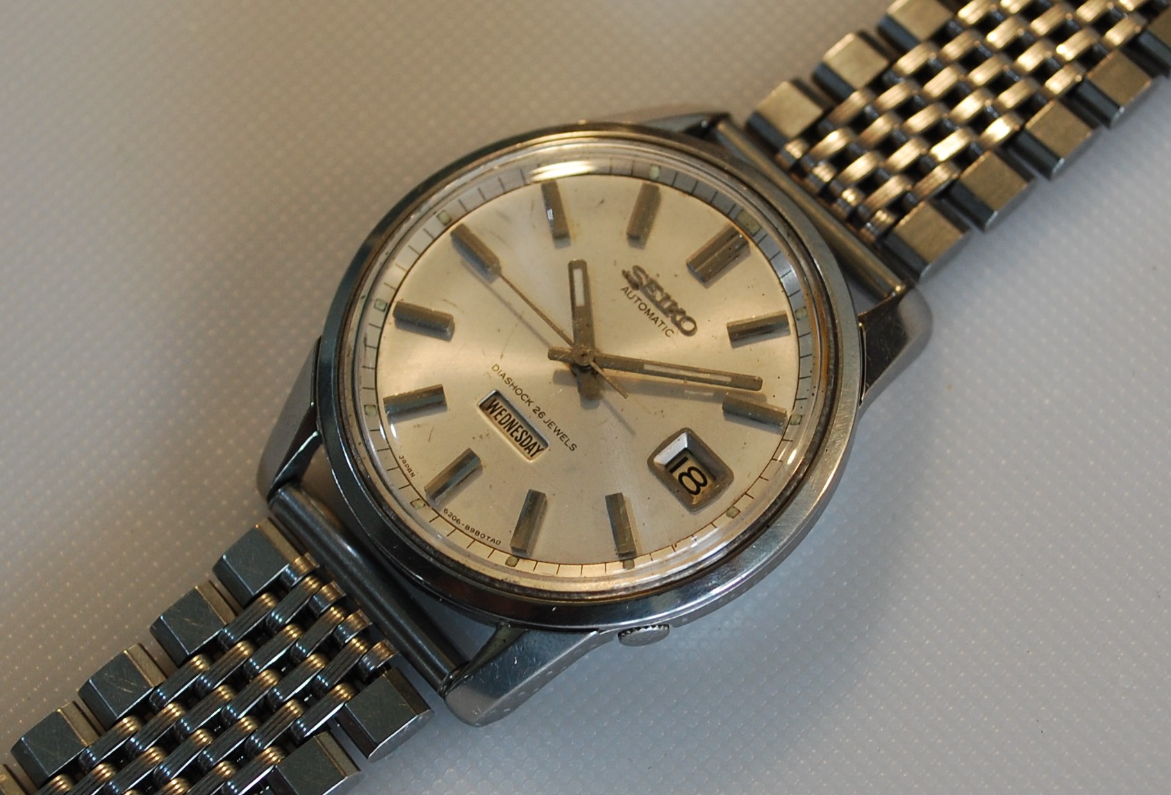 SOLD 1964 Seiko day date men's watch - Birth Year Watches