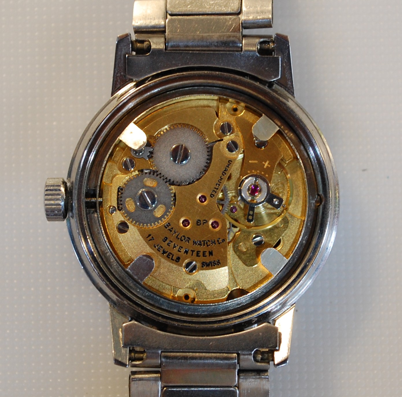 SOLD 1973 Baylor men's watch with box and papers - Image 8