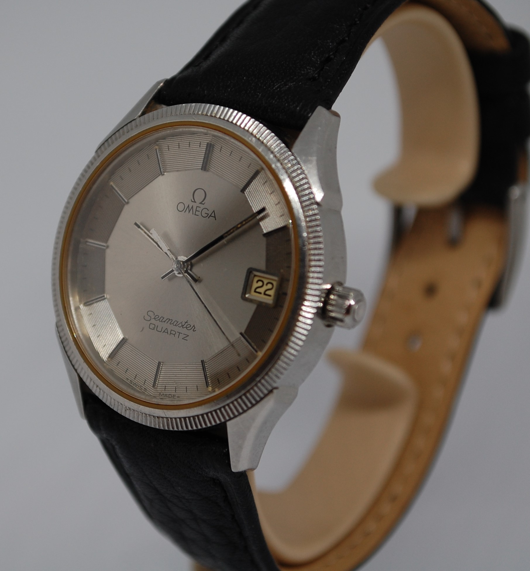 SOLD 1979 Omega Seamaster 'Pie Pan' dial - Birth Year Watches