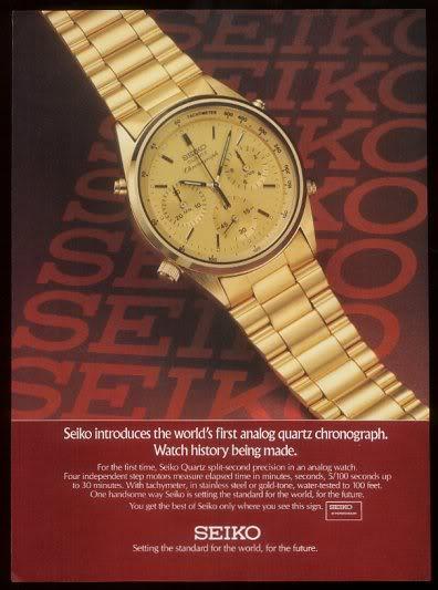 SOLD 1983 Seiko 7A28-7030 'Pogue' Chronograph - Birth Year Watches