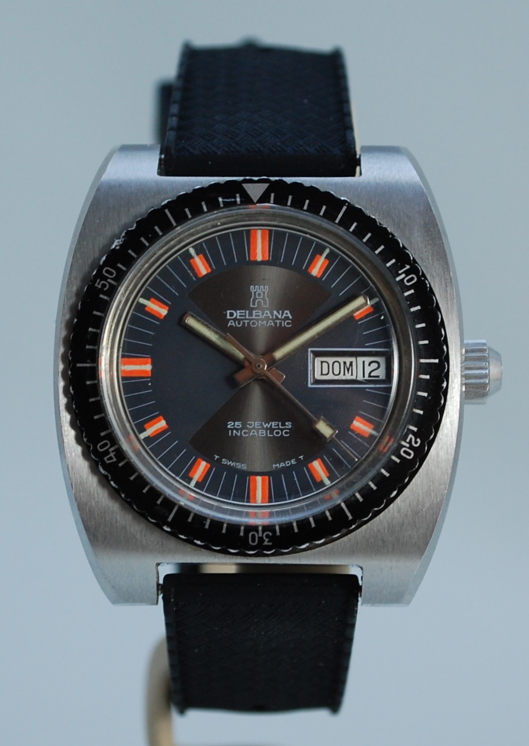 SOLD c1973 Delbana divers watch - Birth Year Watches