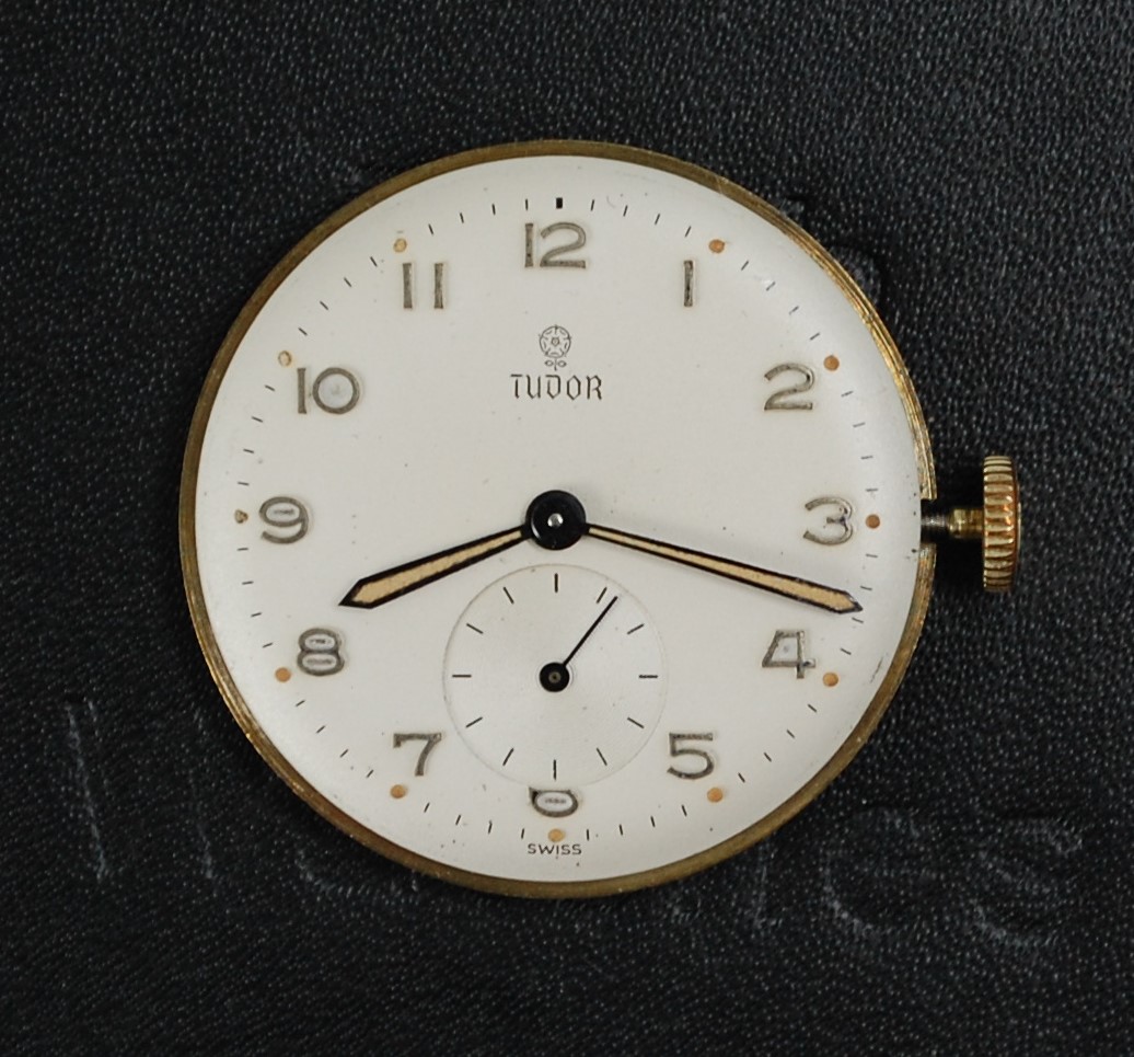 SOLD 1957 Tudor 9k gold watch with box and papers - Image 4