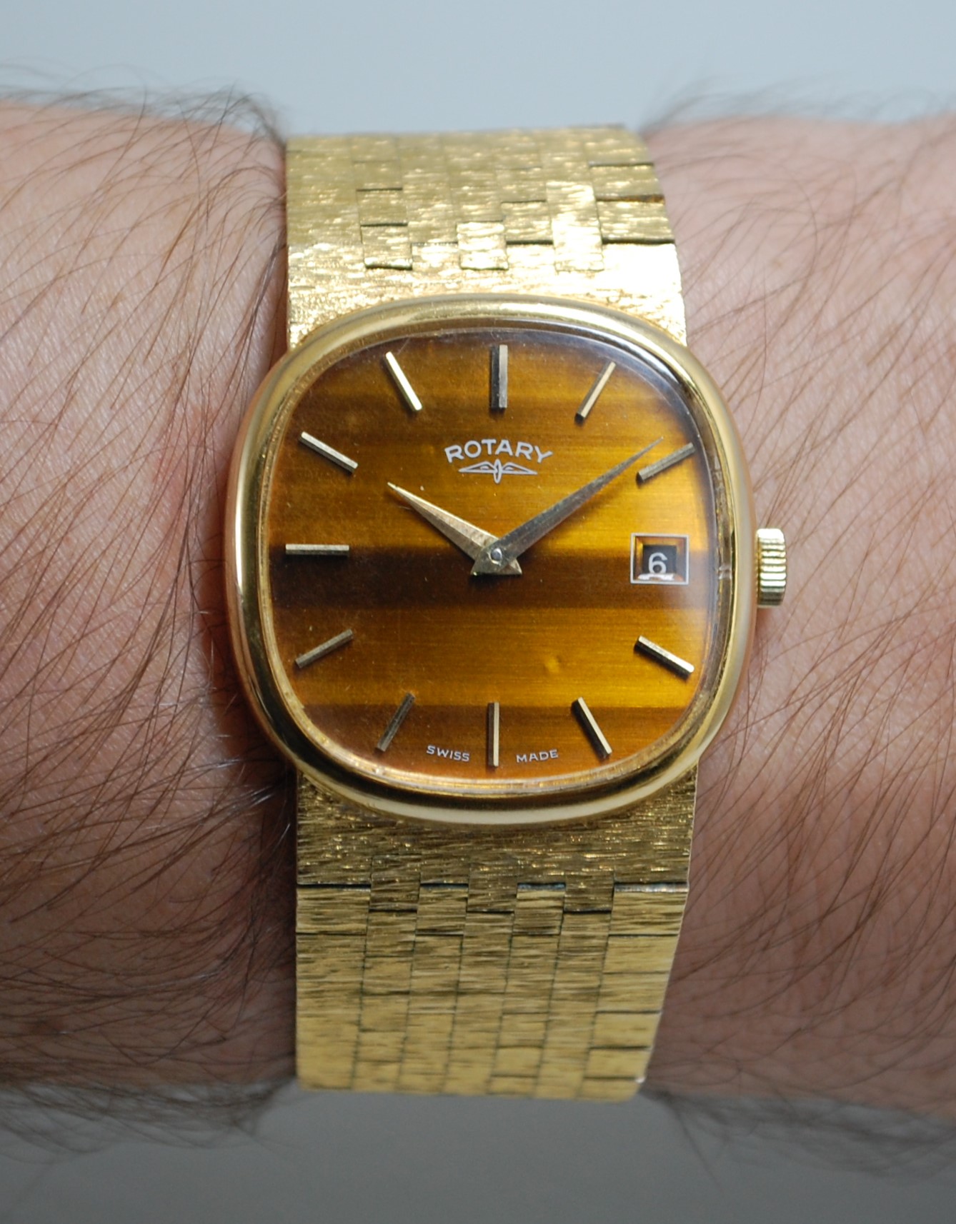 SOLD 1976 Rotary Tigers Eye with box and papers - Image 11