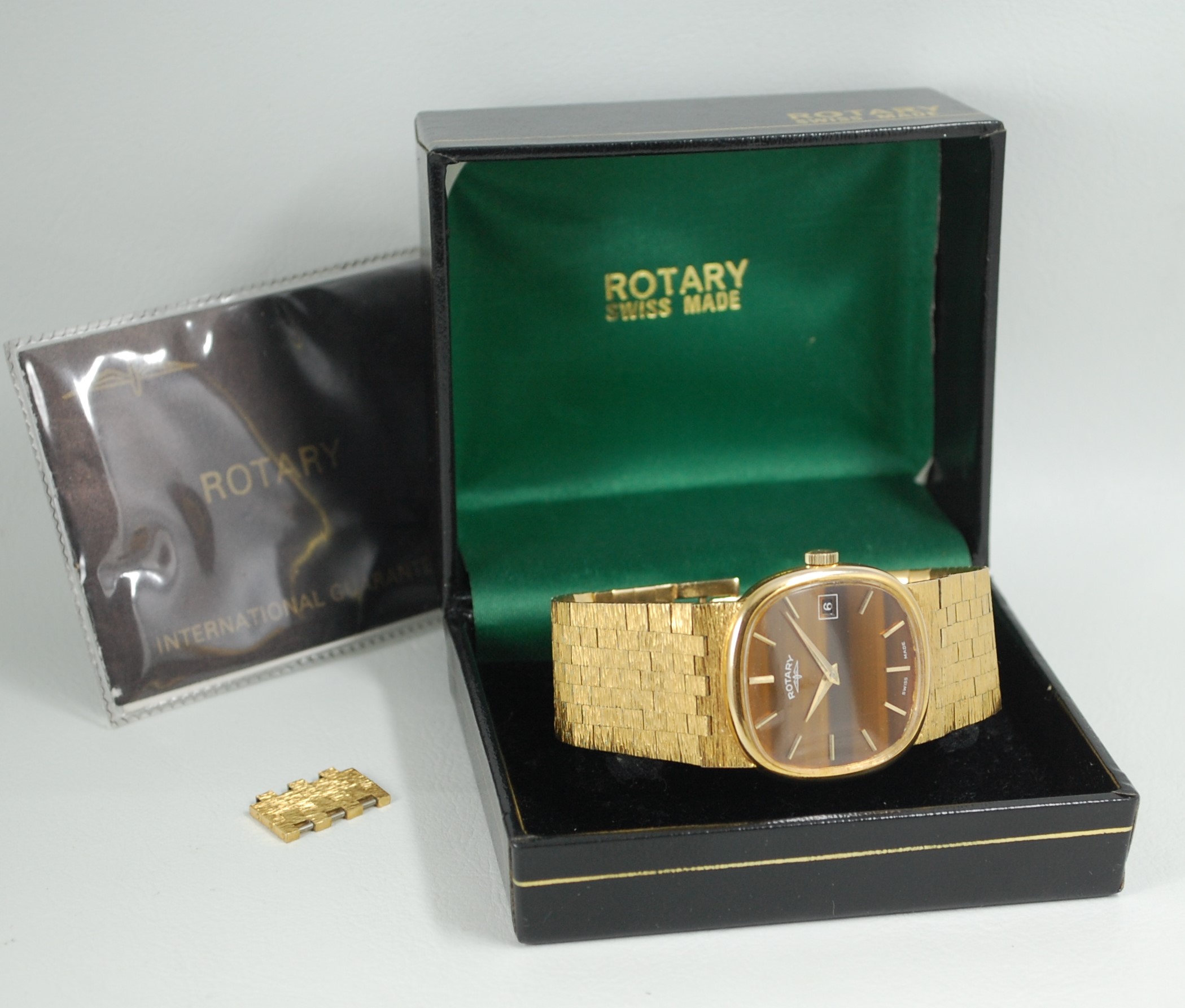 SOLD 1976 Rotary Tigers Eye with box and papers - Image 17