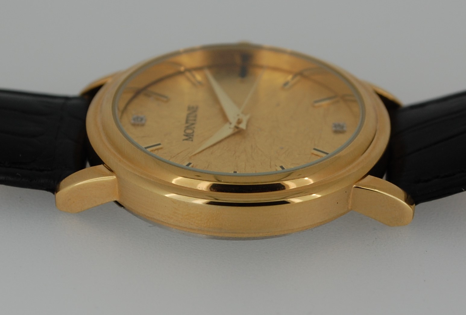 SOLD c2015 Montine 24k Gold Leaf and diamonds dial - Image 6