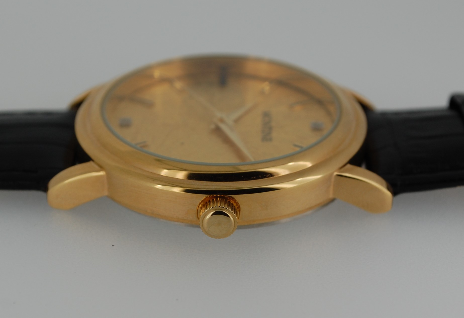 SOLD c2015 Montine 24k Gold Leaf and diamonds dial - Image 9