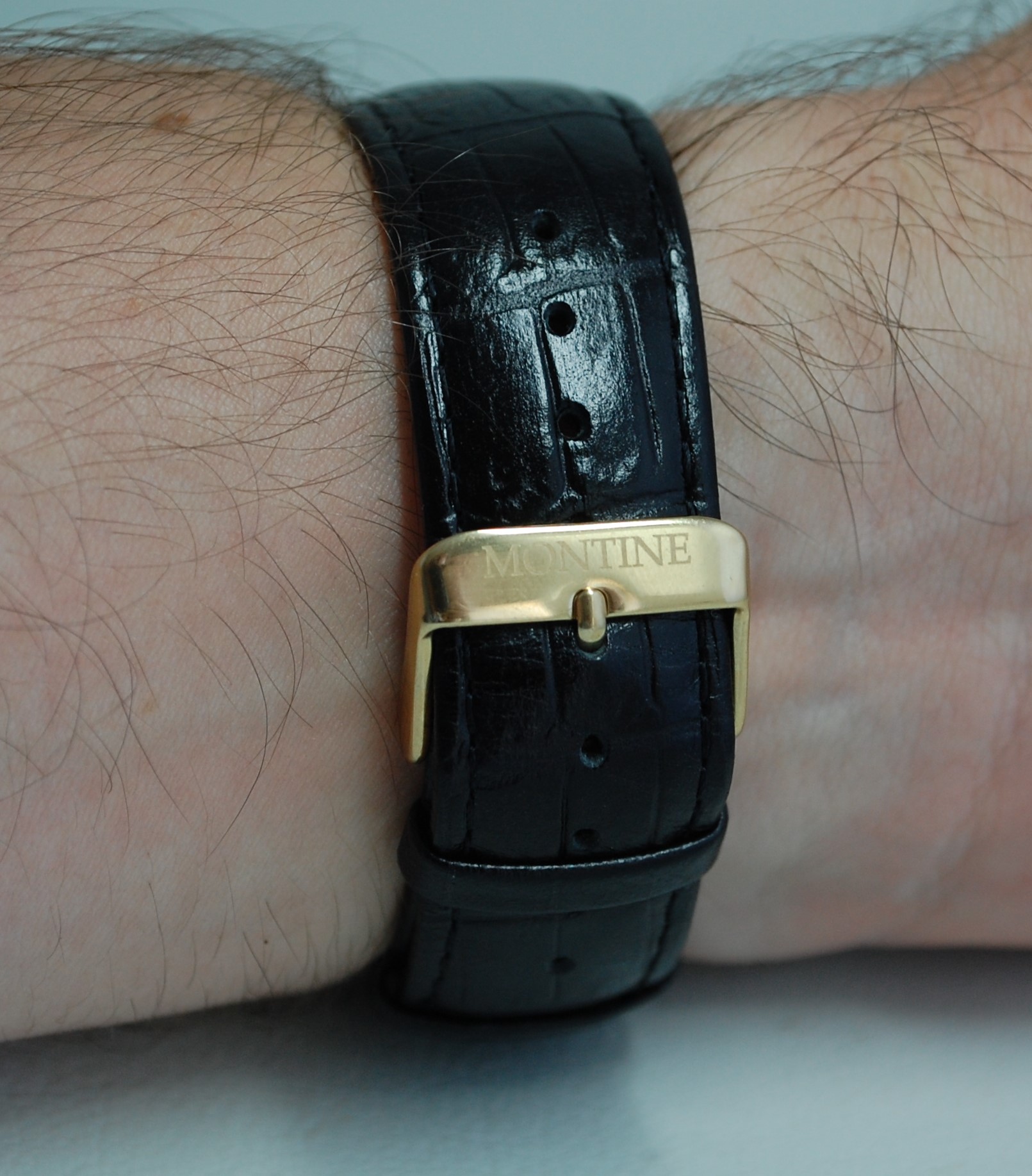 SOLD c2015 Montine 24k Gold Leaf and diamonds dial - Image 11