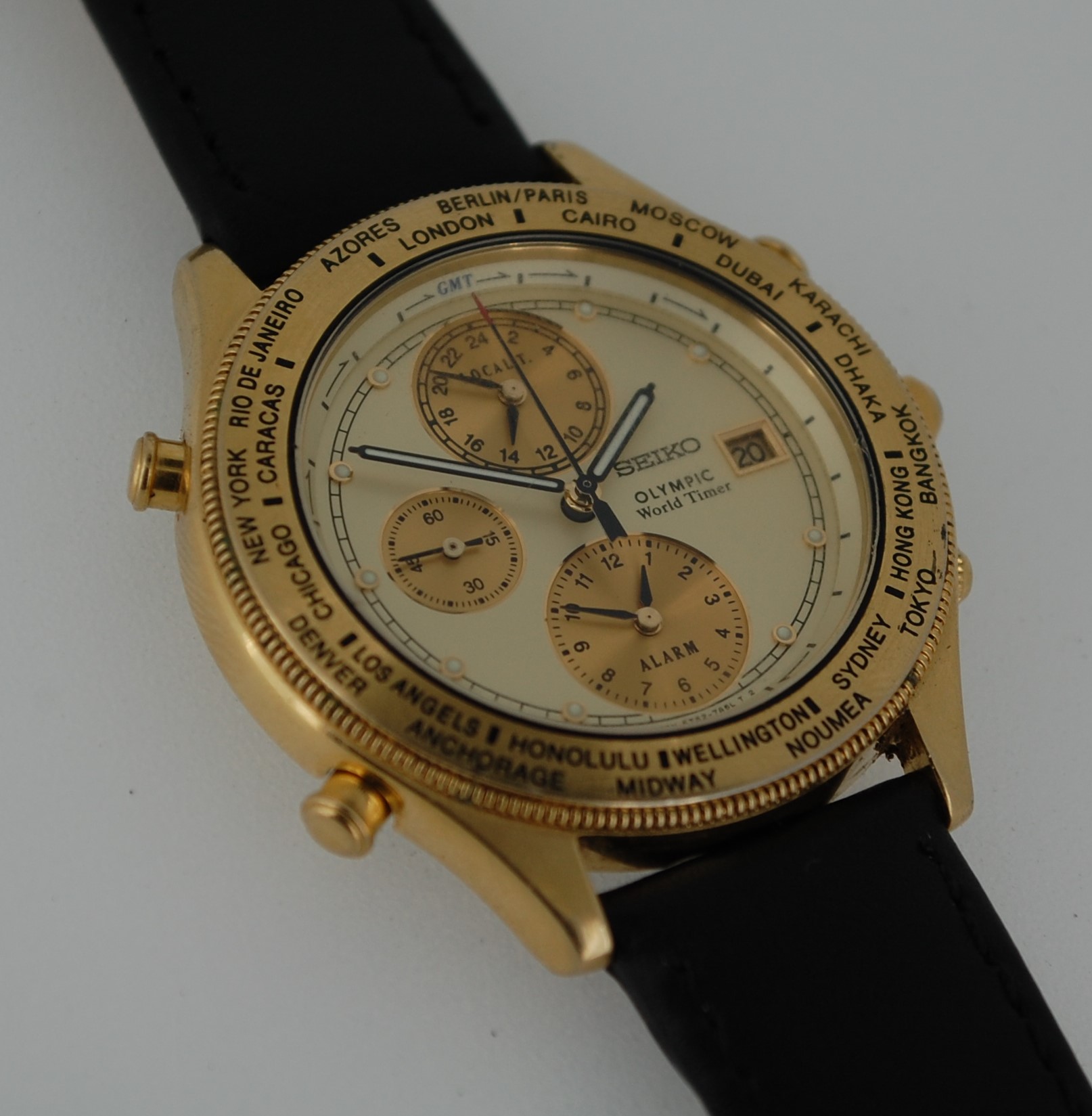 SOLD 1991 Olympic World Timer - Birth Year Watches