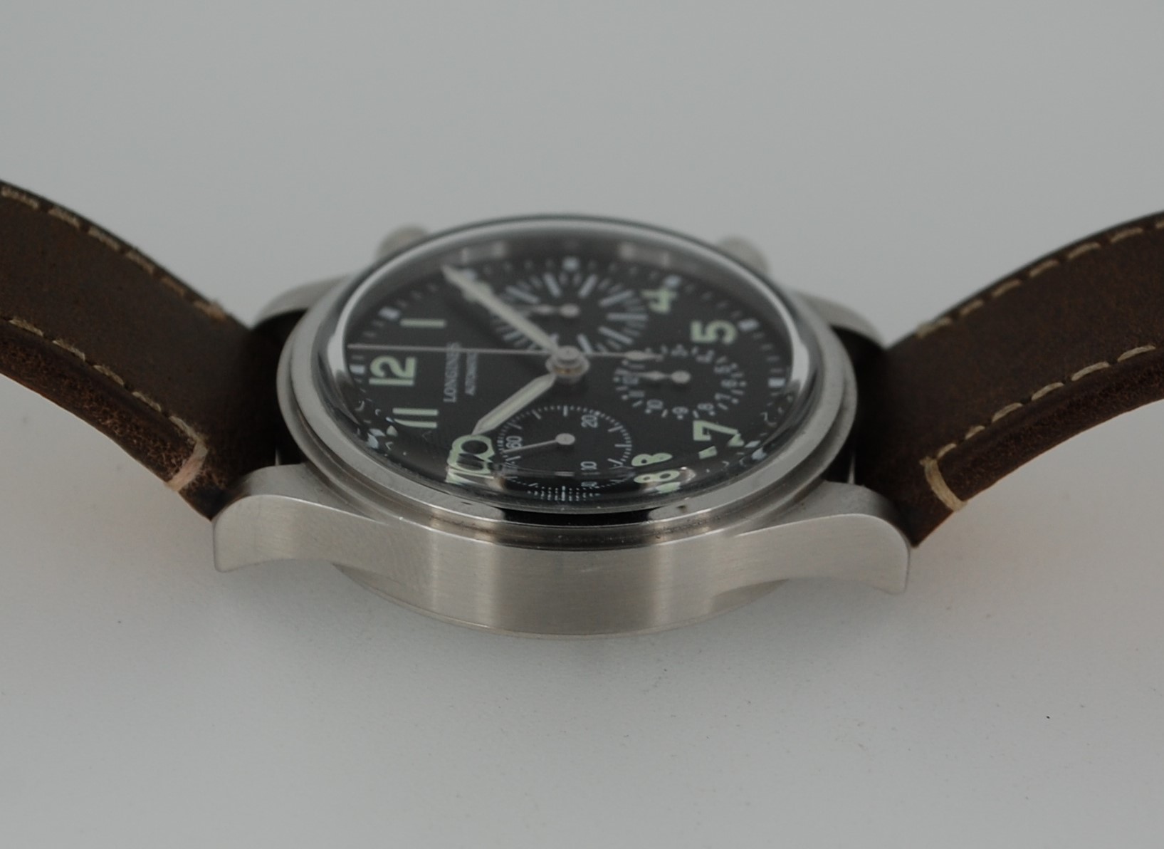SOLD 2020 Longines Big Eye Chronograph with box and papers - Image 5