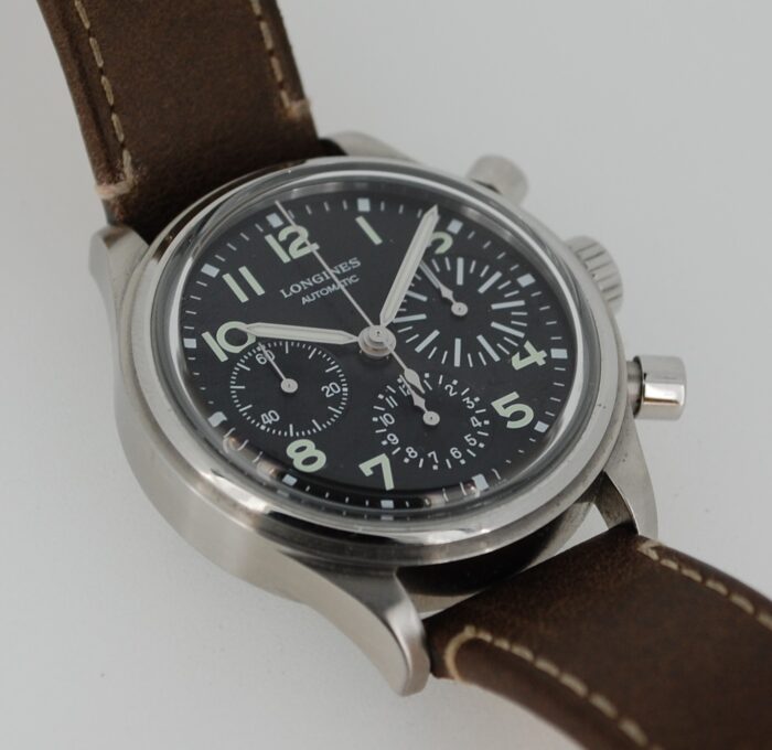 SOLD 2020 Longines Big Eye Chronograph with box and papers - Image 6