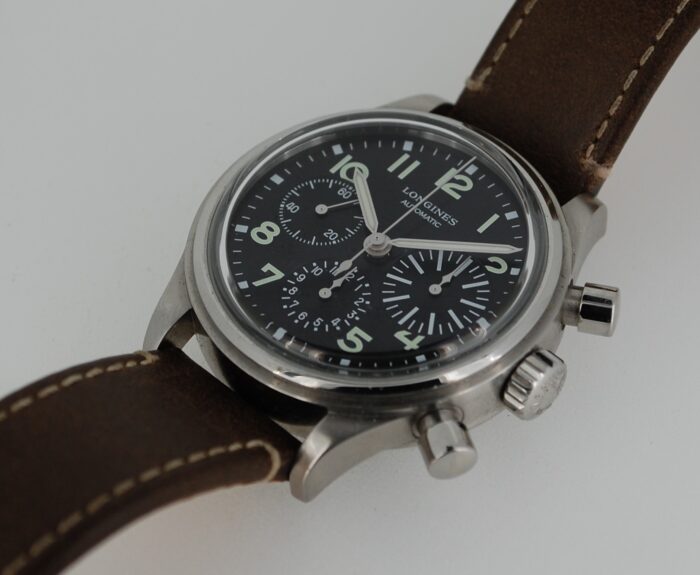 SOLD 2020 Longines Big Eye Chronograph with box and papers - Image 7