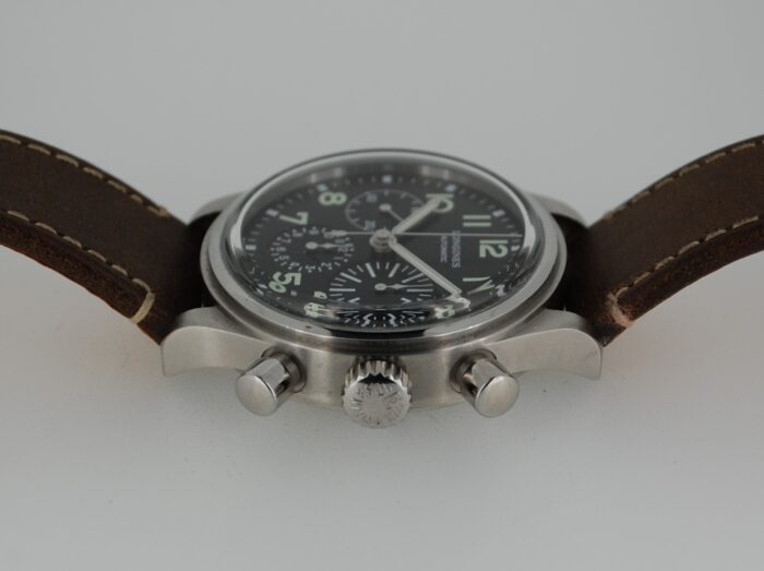 SOLD 2020 Longines Big Eye Chronograph with box and papers - Image 8