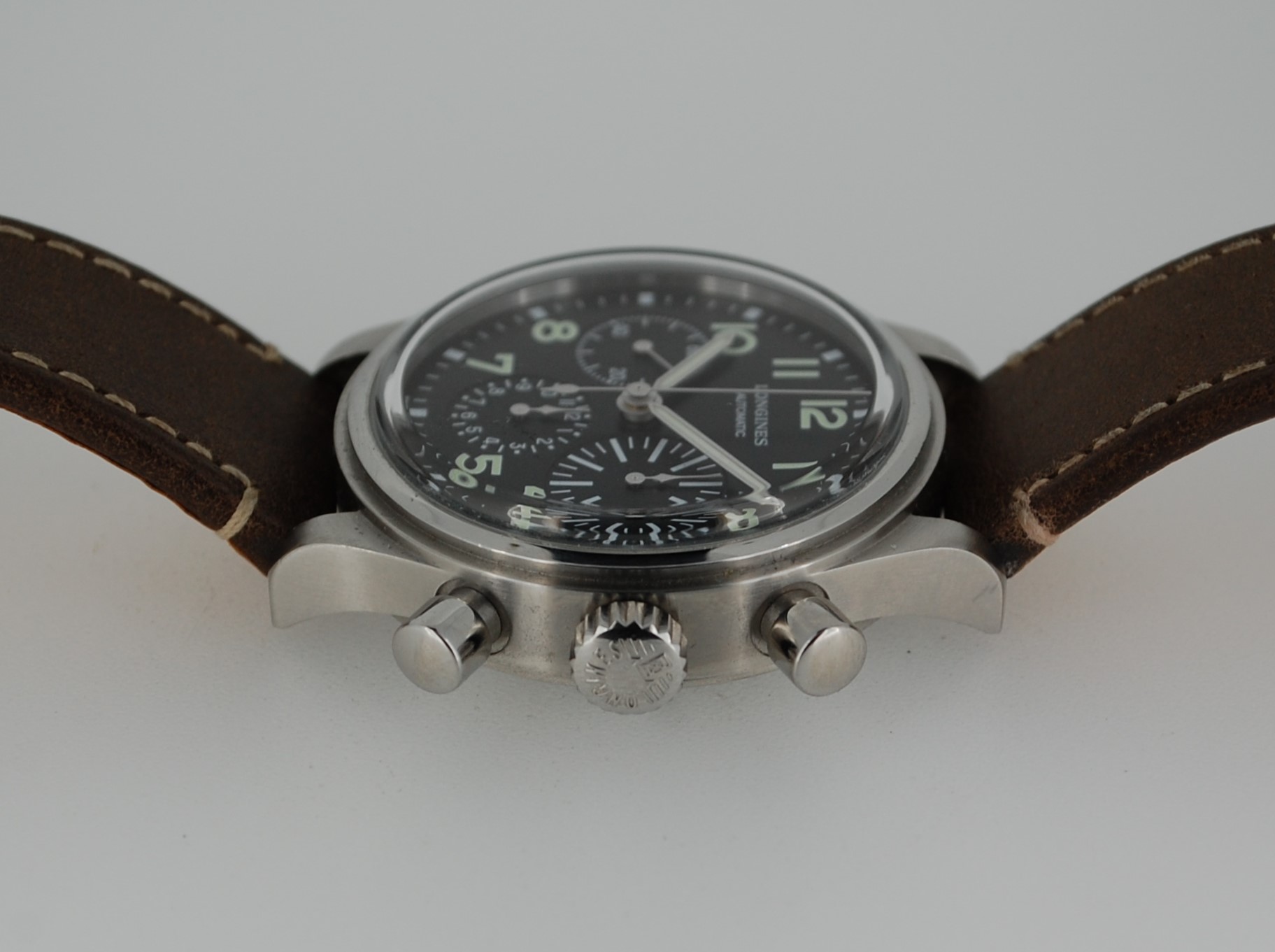 SOLD 2020 Longines Big Eye Chronograph with box and papers - Image 8