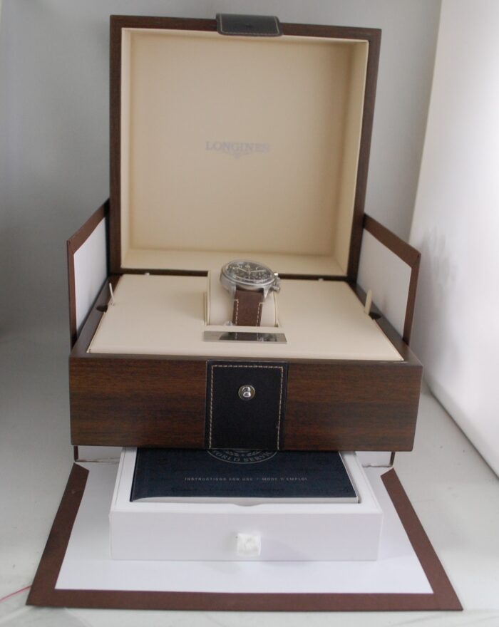 SOLD 2020 Longines Big Eye Chronograph with box and papers - Image 10