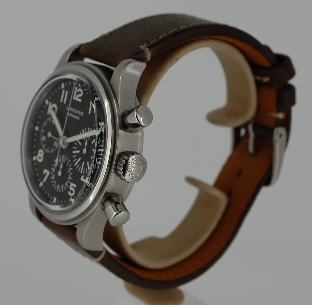 SOLD 2020 Longines Big Eye Chronograph with box and papers - Image 11