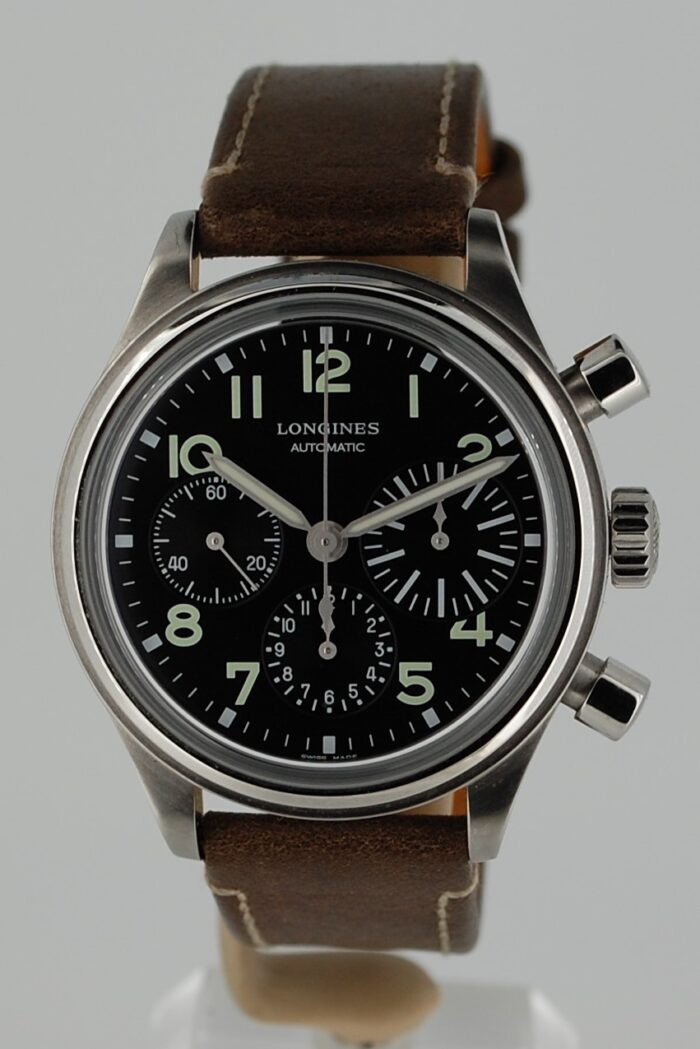 SOLD 2020 Longines Big Eye Chronograph with box and papers - Image 12