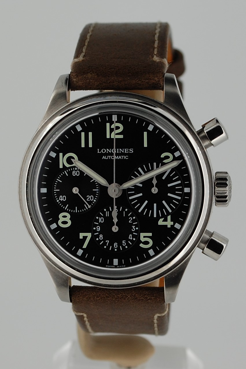 SOLD 2020 Longines Big Eye Chronograph with box and papers - Image 12