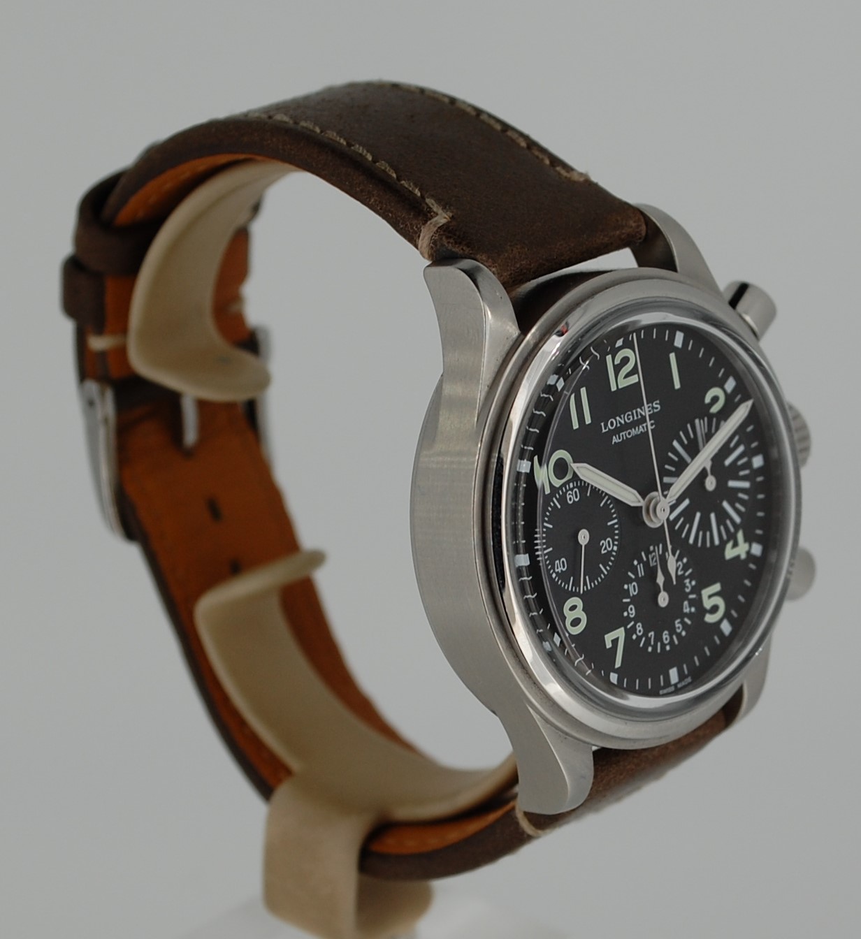 SOLD 2020 Longines Big Eye Chronograph with box and papers - Image 13