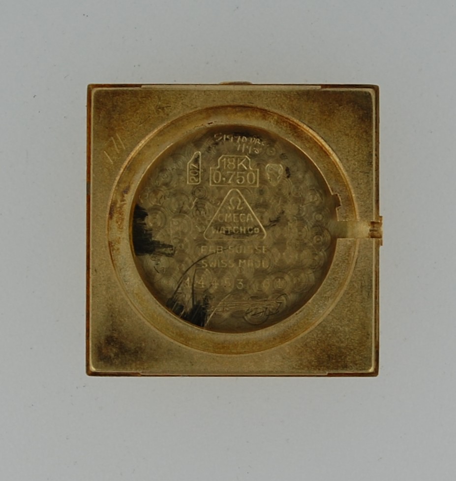 SOLD 1962 Omega 18k Gold square cased - Image 2