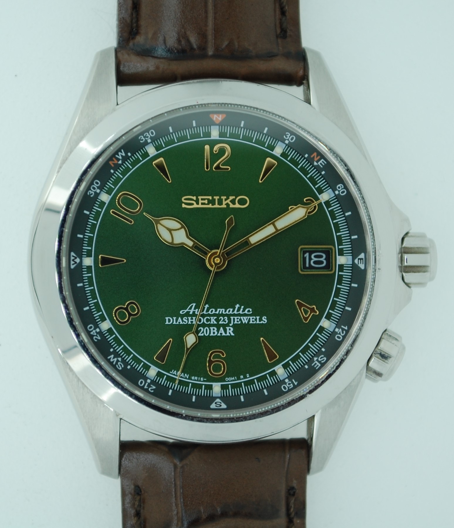 SOLD 2018 Seiko Alpinist SARB 017 with box and papers - Birth Year Watches