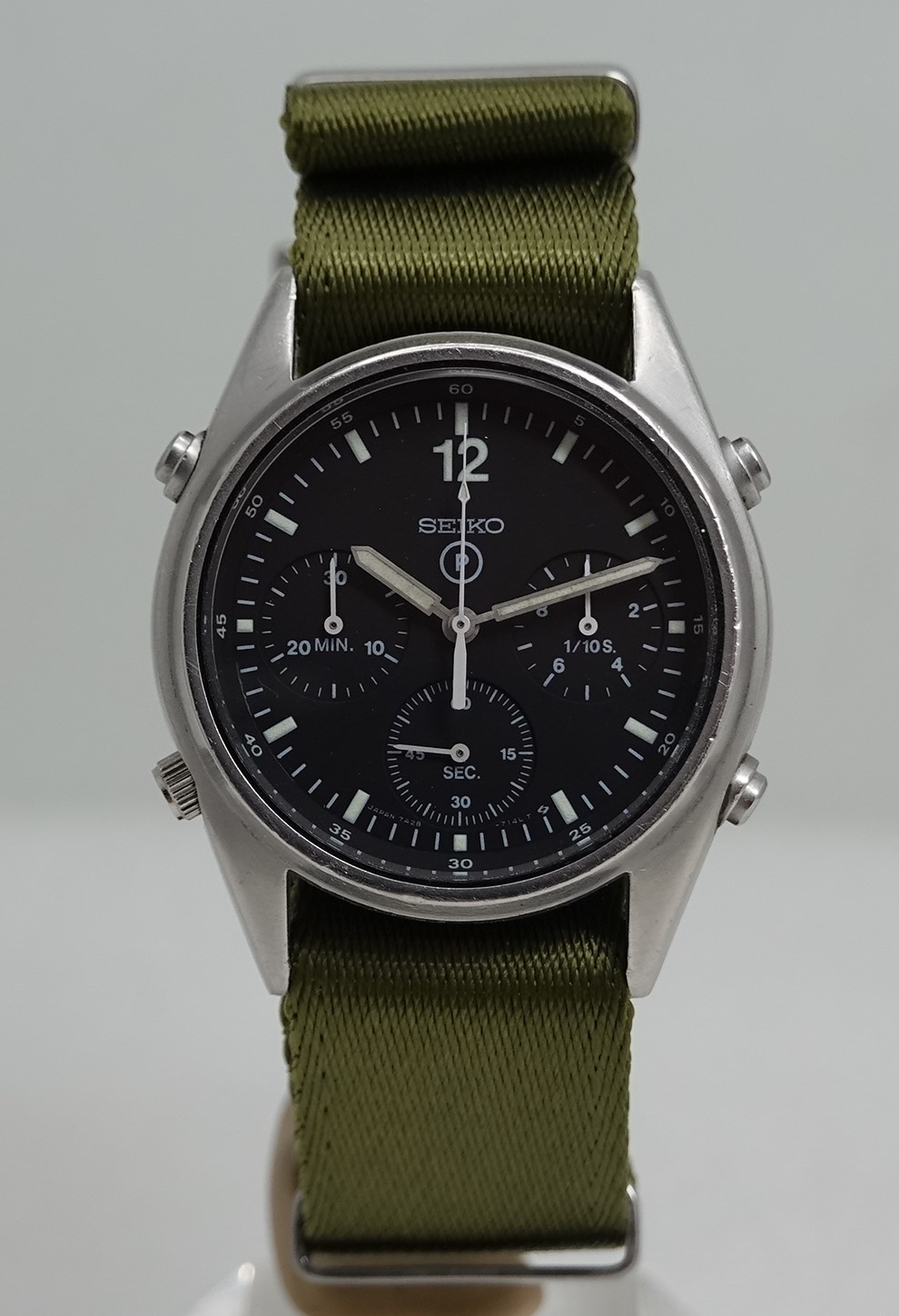 1984 Seiko Gen 1 Military Chronograph 7A28-7120 - Birth Year Watches