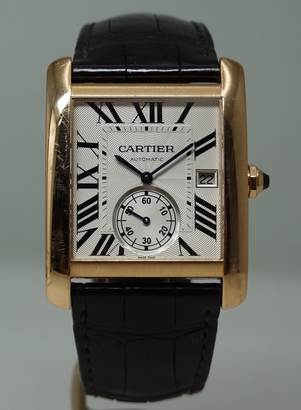 c2015 Cartier Tank MC 18k Rose Gold - Birth Year Watches