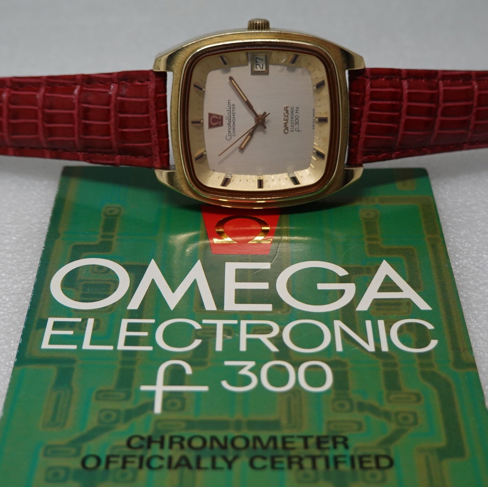 SOLD 1972 1978 Omega Constellation f300 with papers - Image 6