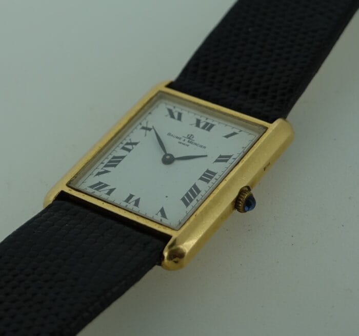 1971 Baume & Mercier 18k Tank - Image 9