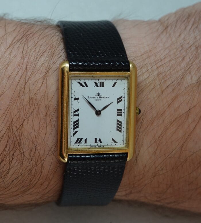 1971 Baume & Mercier 18k Tank - Image 3