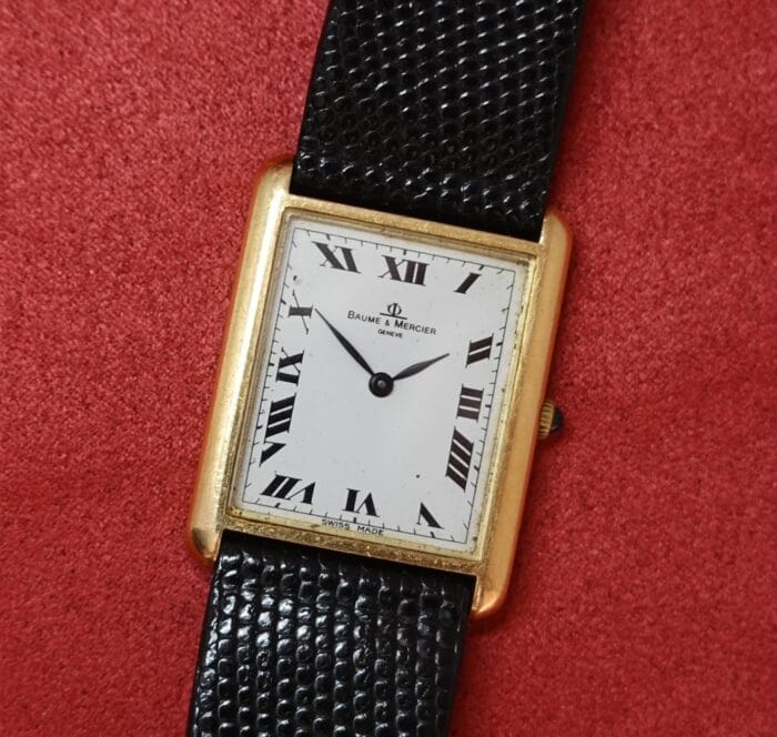 1971 Baume & Mercier 18k Tank - Image 2