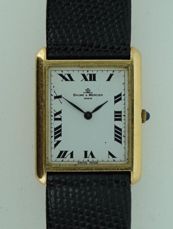 1971 Baume & Mercier 18k Tank - Image 12