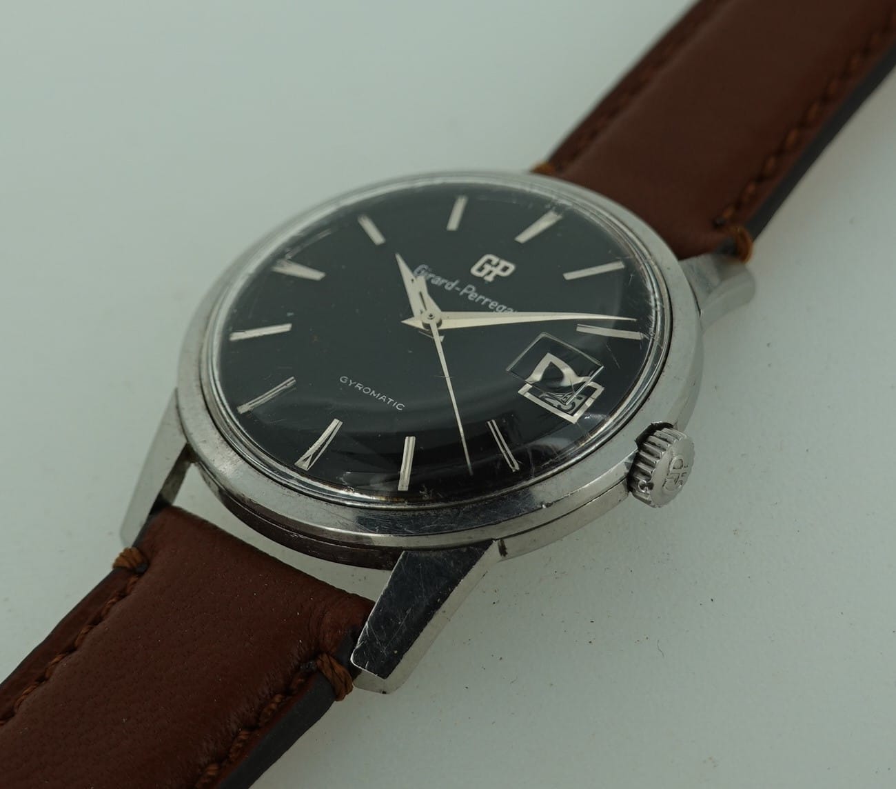 SOLD c1960 Girard-Perregaux Gyromatic - Image 9