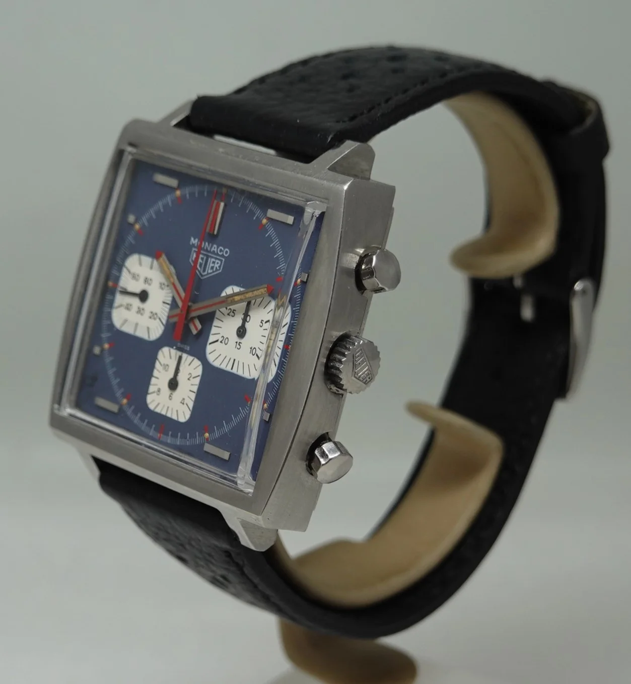 SOLD c1973 Heuer Monaco 73633B - Image 4