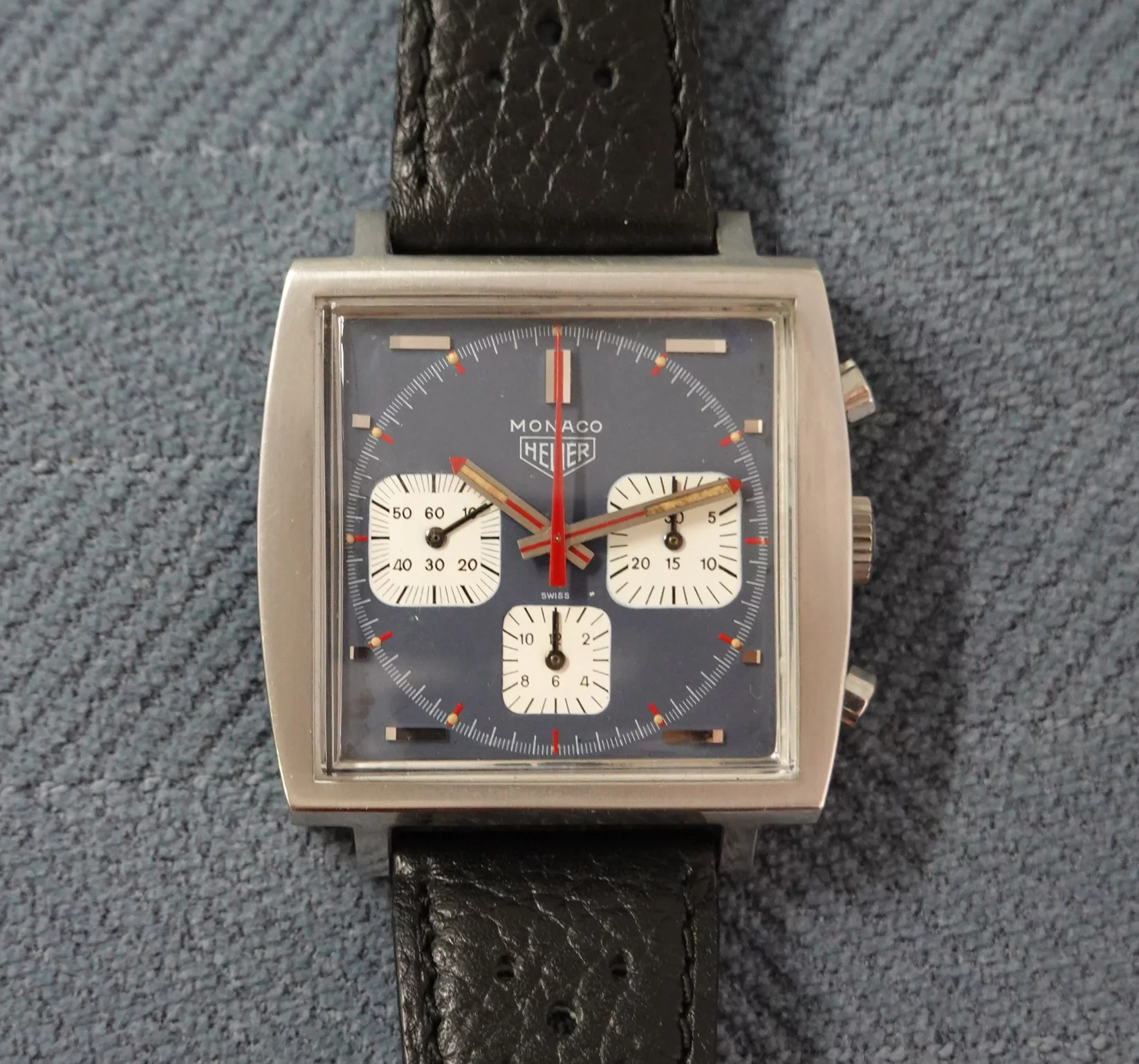 SOLD c1973 Heuer Monaco 73633B - Image 2