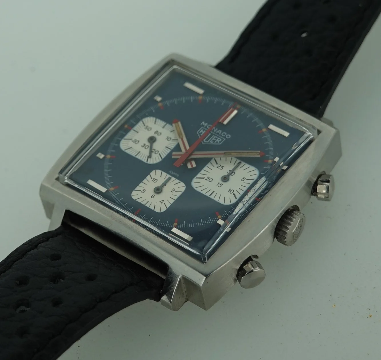 SOLD c1973 Heuer Monaco 73633B - Image 9