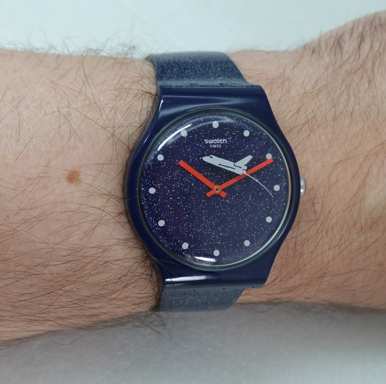 SOLD 2020 Swatch X 007 Collection Moonraker NOS - Birth Year Watches