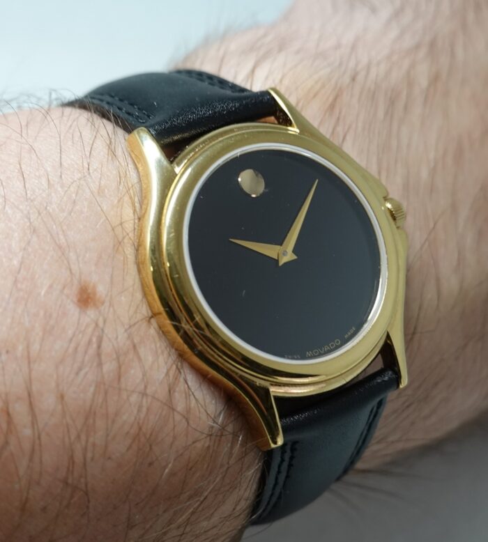 SOLD 2000 Movado Museum with box and papers - Image 12