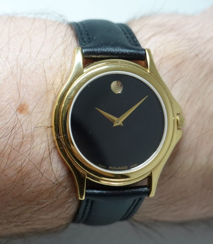 SOLD 2000 Movado Museum with box and papers - Image 13