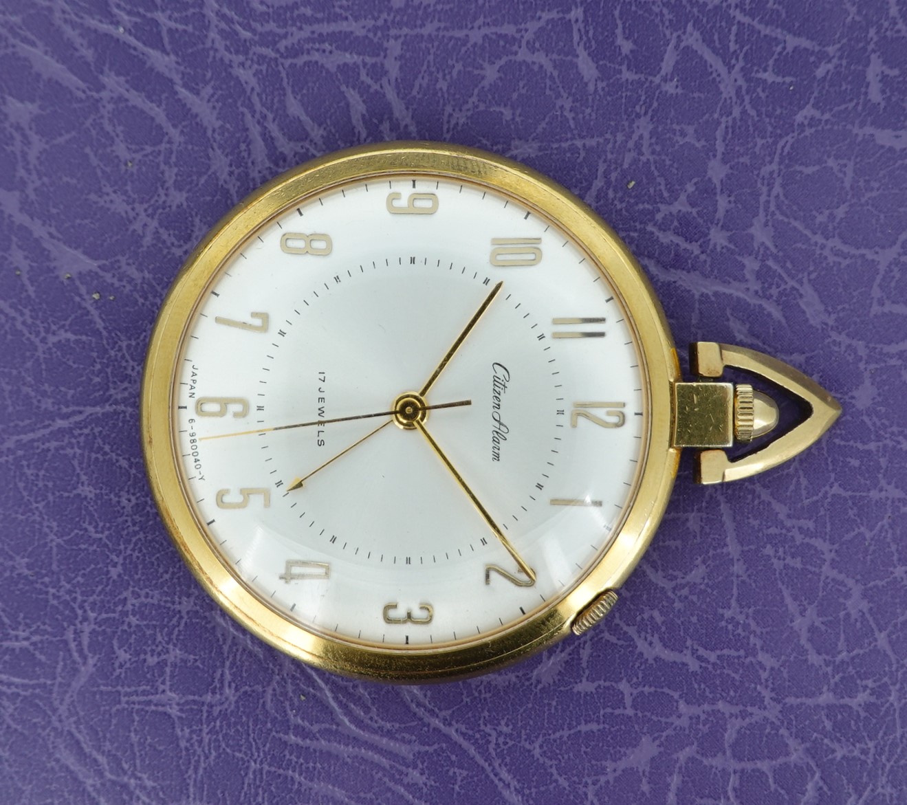 SOLD 1961 Citizen Alarm Pocket Watch - Birth Year Watches