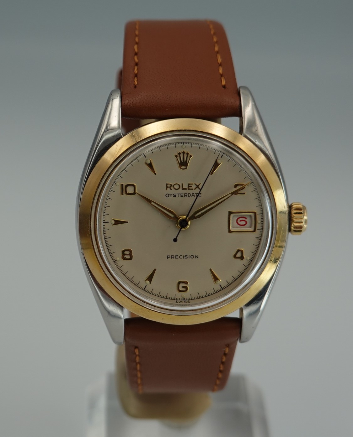 SOLD 1957 Rolex Oysterdate 6494 - Birth Year Watches