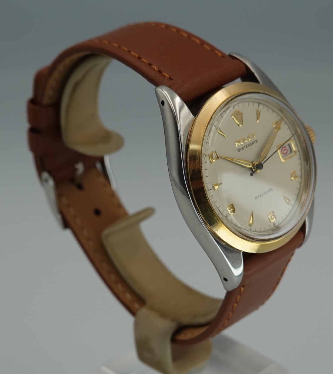 SOLD 1957 Rolex Oysterdate 6494 - Birth Year Watches