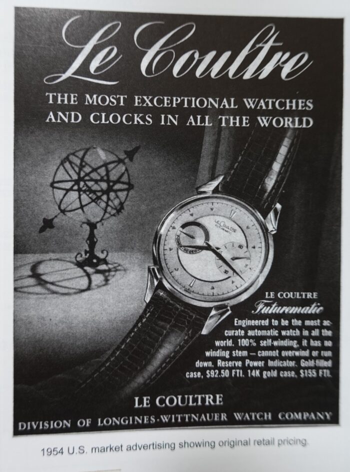 SOLD 1954 LeCoultre Futurematic - Image 3