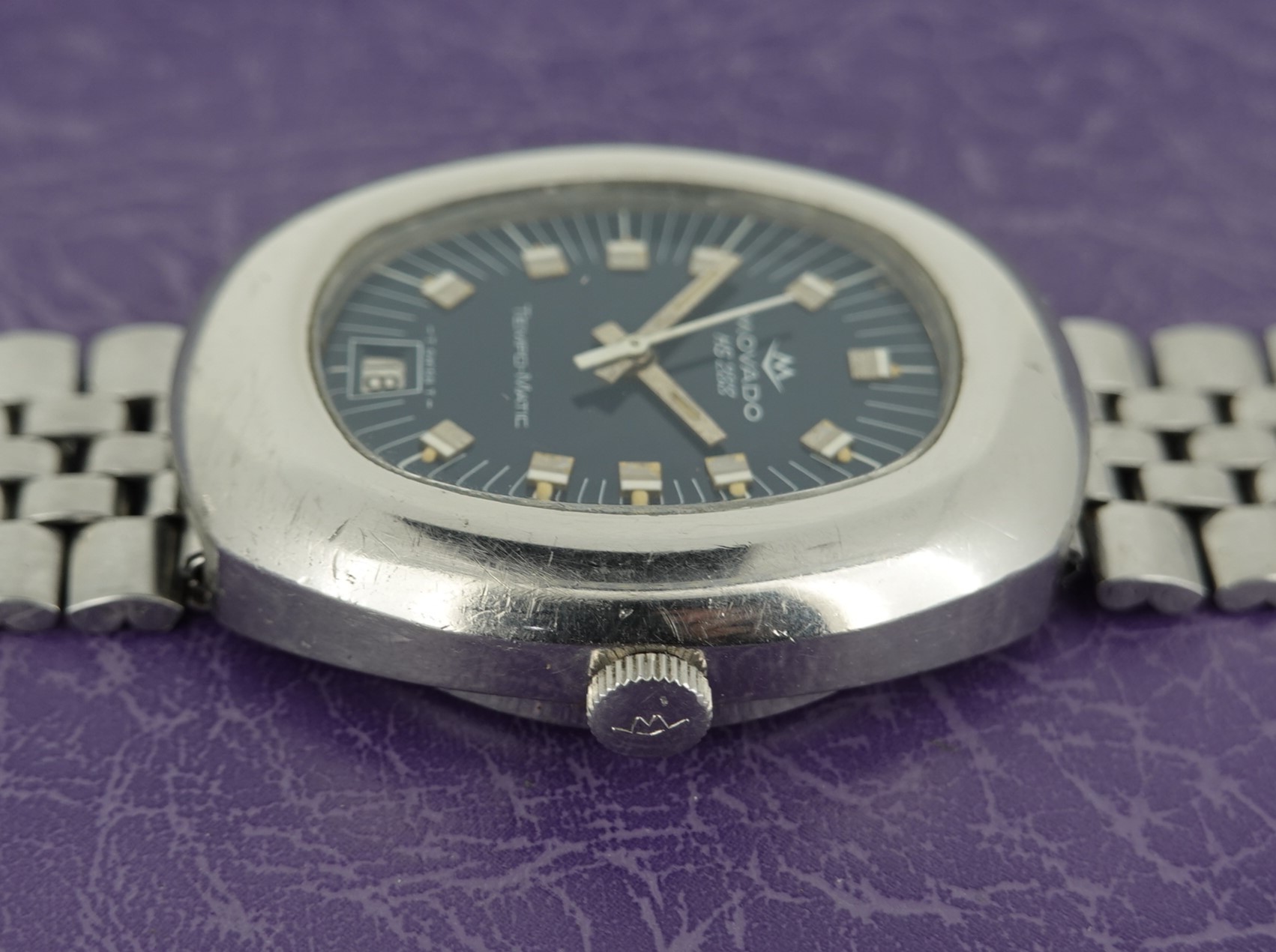 SOLD c1972 Movado HS288 Tempo-Matic - Image 10